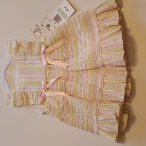 Rare Editions Pink Yellow Dress 18M